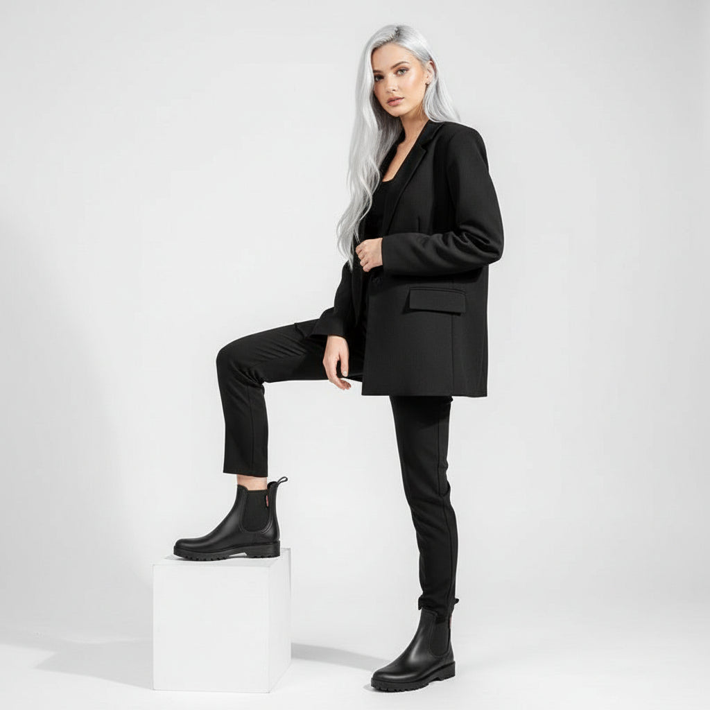 Ladies' Short Chelsea Lightweight Non-slip Low-top Rain Boots