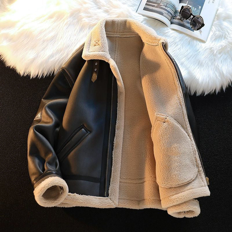 Cashmere Leather Coat