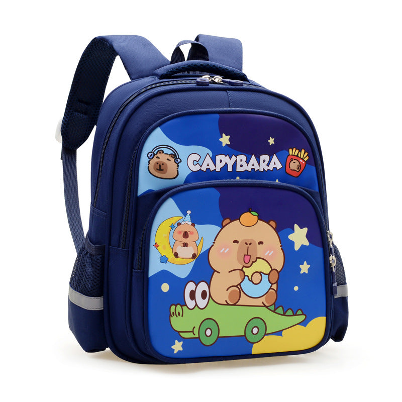 New Children's School Bag Cartoon Capabala School Bag