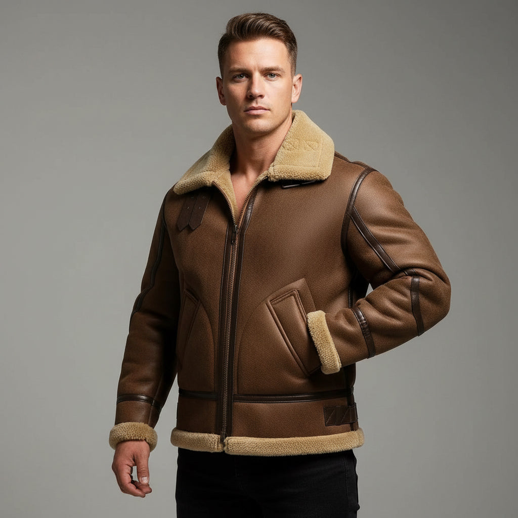Cashmere Leather Coat