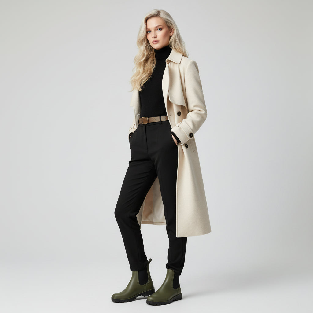 Ladies' Short Chelsea Lightweight Non-slip Low-top Rain Boots