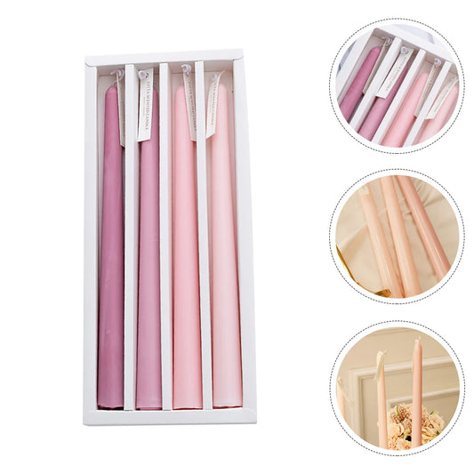 4 Pcs Scented Long Stem Candles