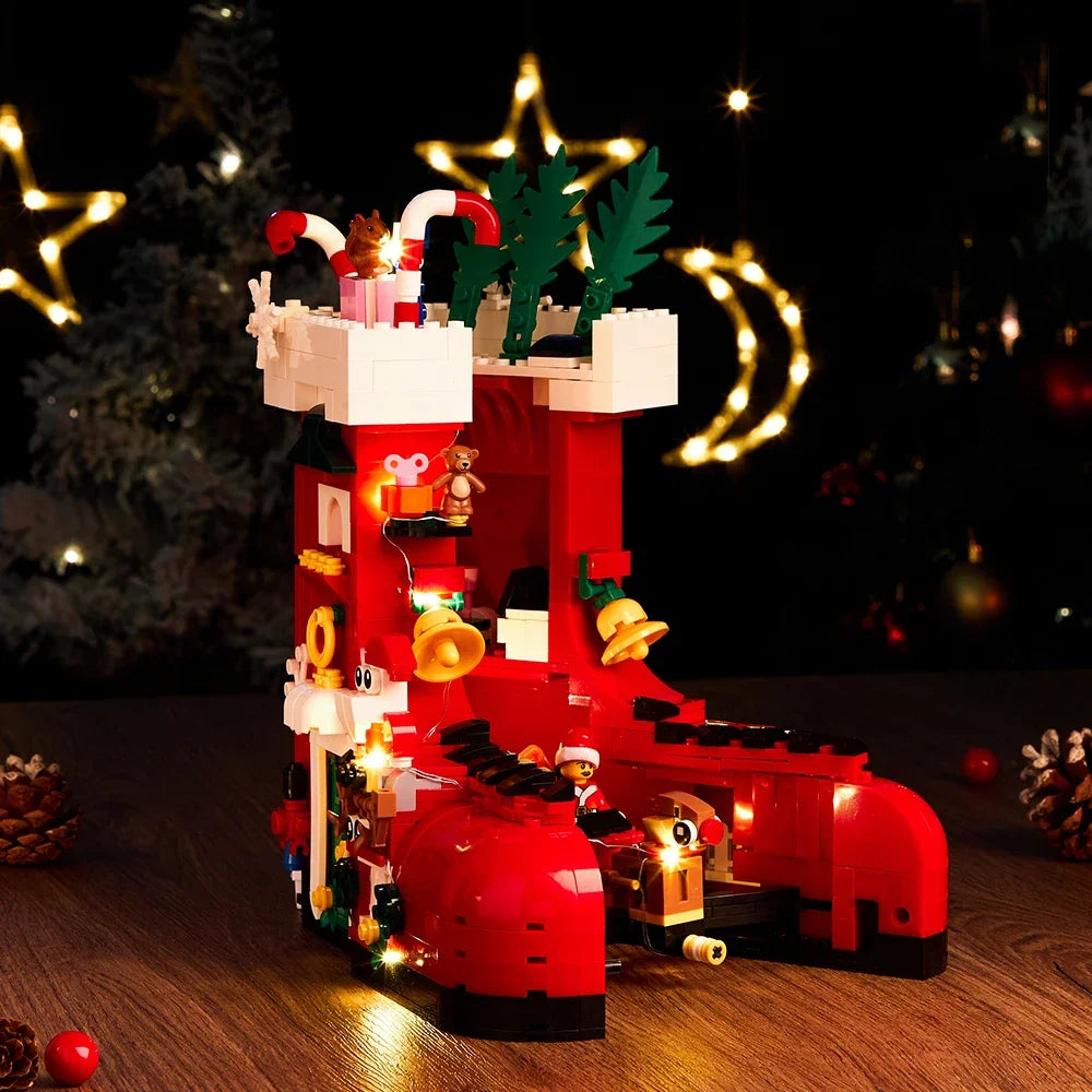 Christmas Shoes Model Building Blocks | Toy Gift Girls Boys Kids 779PCS