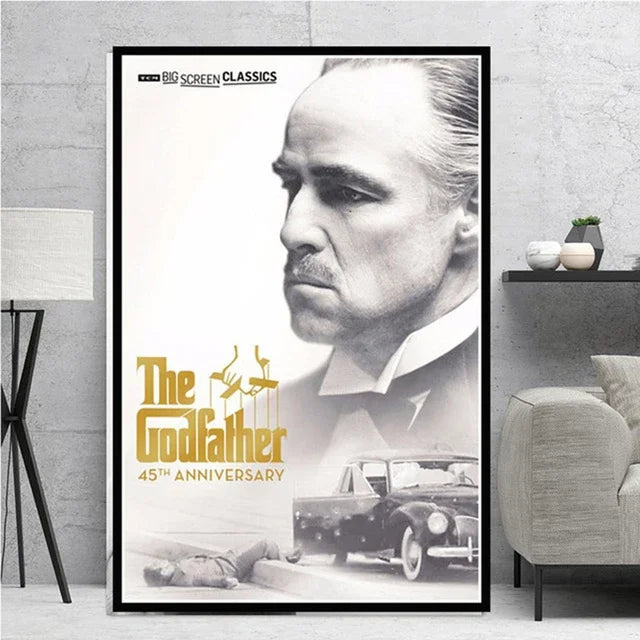 Classic Gangster Movie Actor Wall Art Pictures | Home Decoration