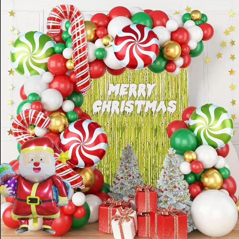 135 Christmas Sets Decorations for New Year's Parties | Family Gatherings Christmas Parties Inside and Outside