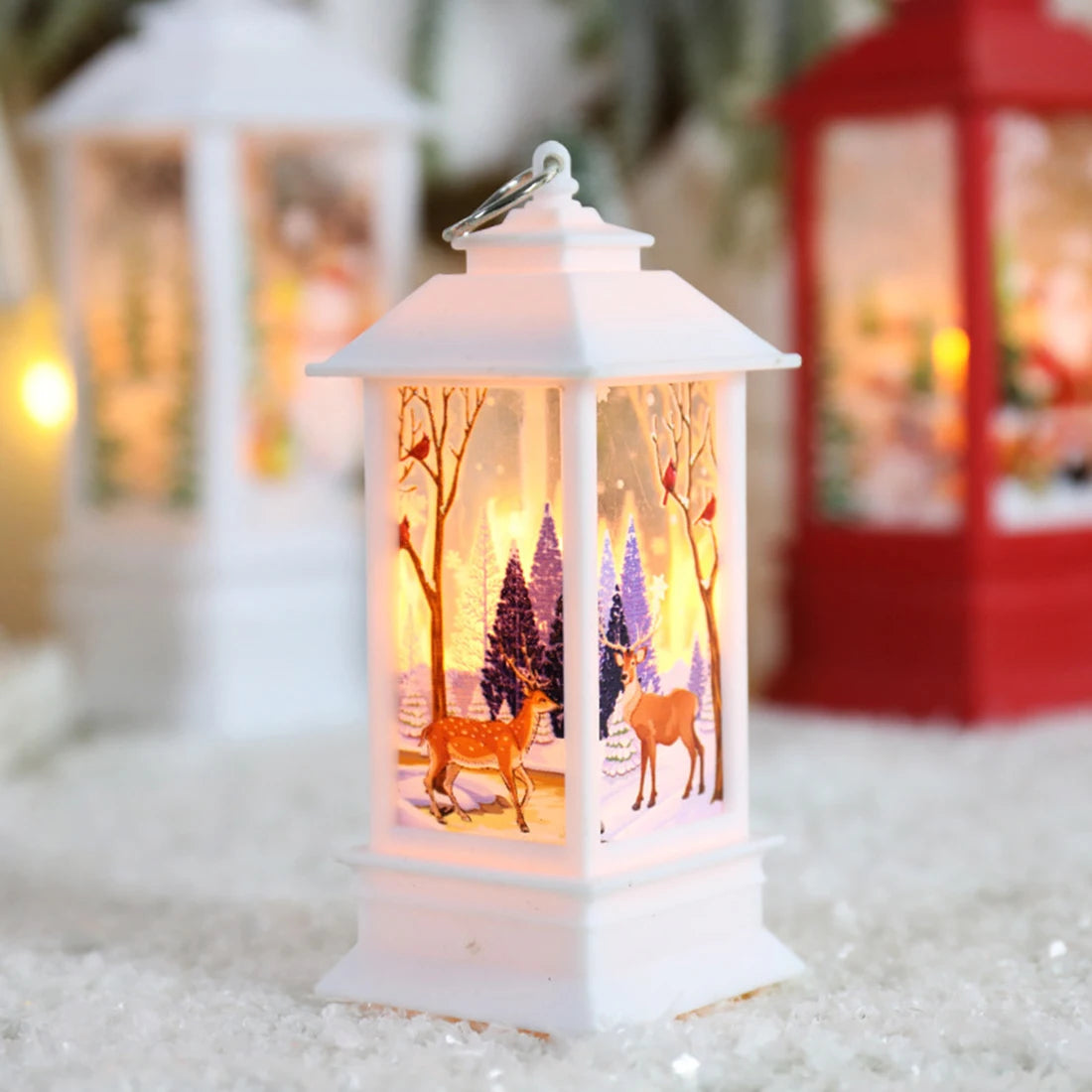Christmas Candelabra Lamps Decoration
