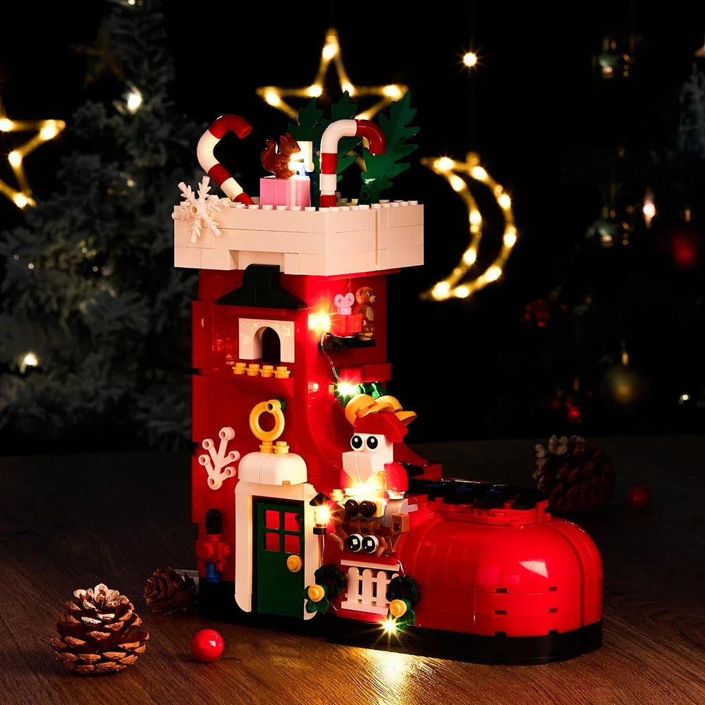 Christmas Shoes Model Building Blocks | Toy Gift Girls Boys Kids 779PCS