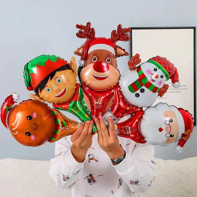 10PCS Christmas Balloons Decoration