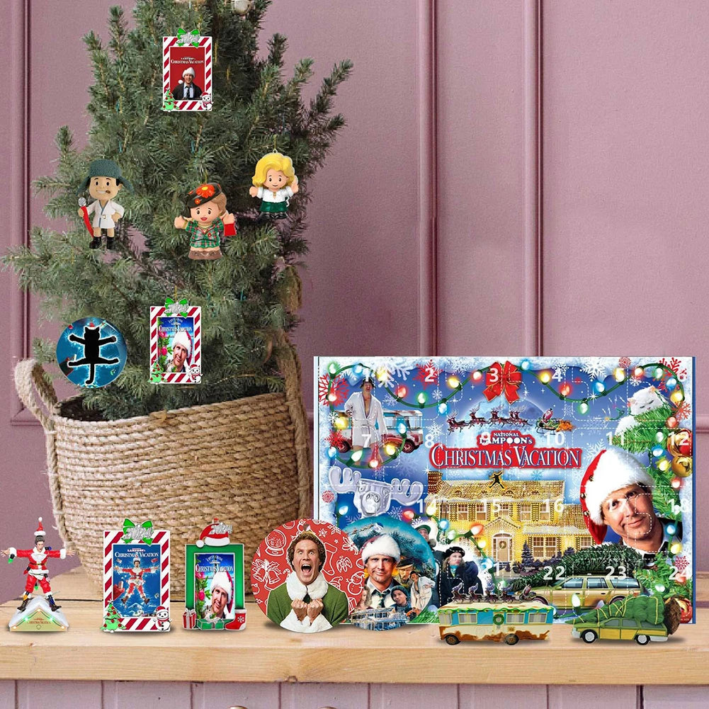 Christmas Classic Movie Advent Calendar | Festival Theme Calendar | Home Countdown Calendar