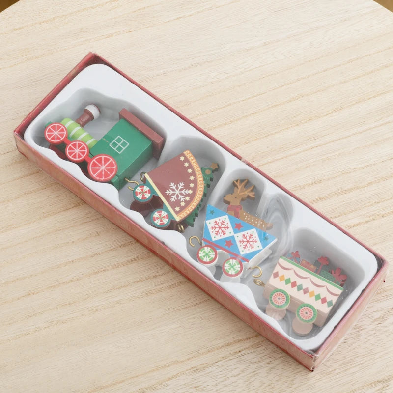 Christmas Wooden Train