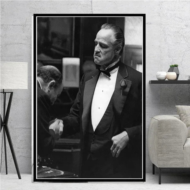 Classic Gangster Movie Actor Wall Art Pictures | Home Decoration