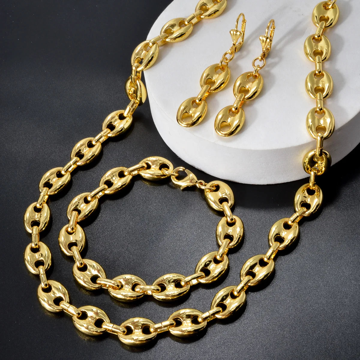 18K Gold Jewellery Set