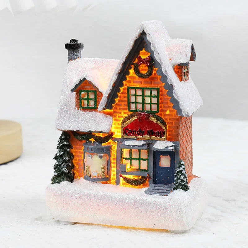Christmas Decoration LED Snow House