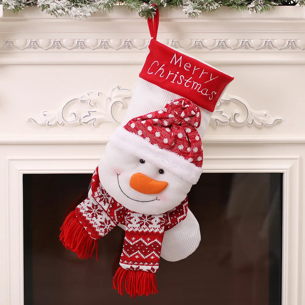 Christmas Day Decorations | Stockings Candy Gift Bag