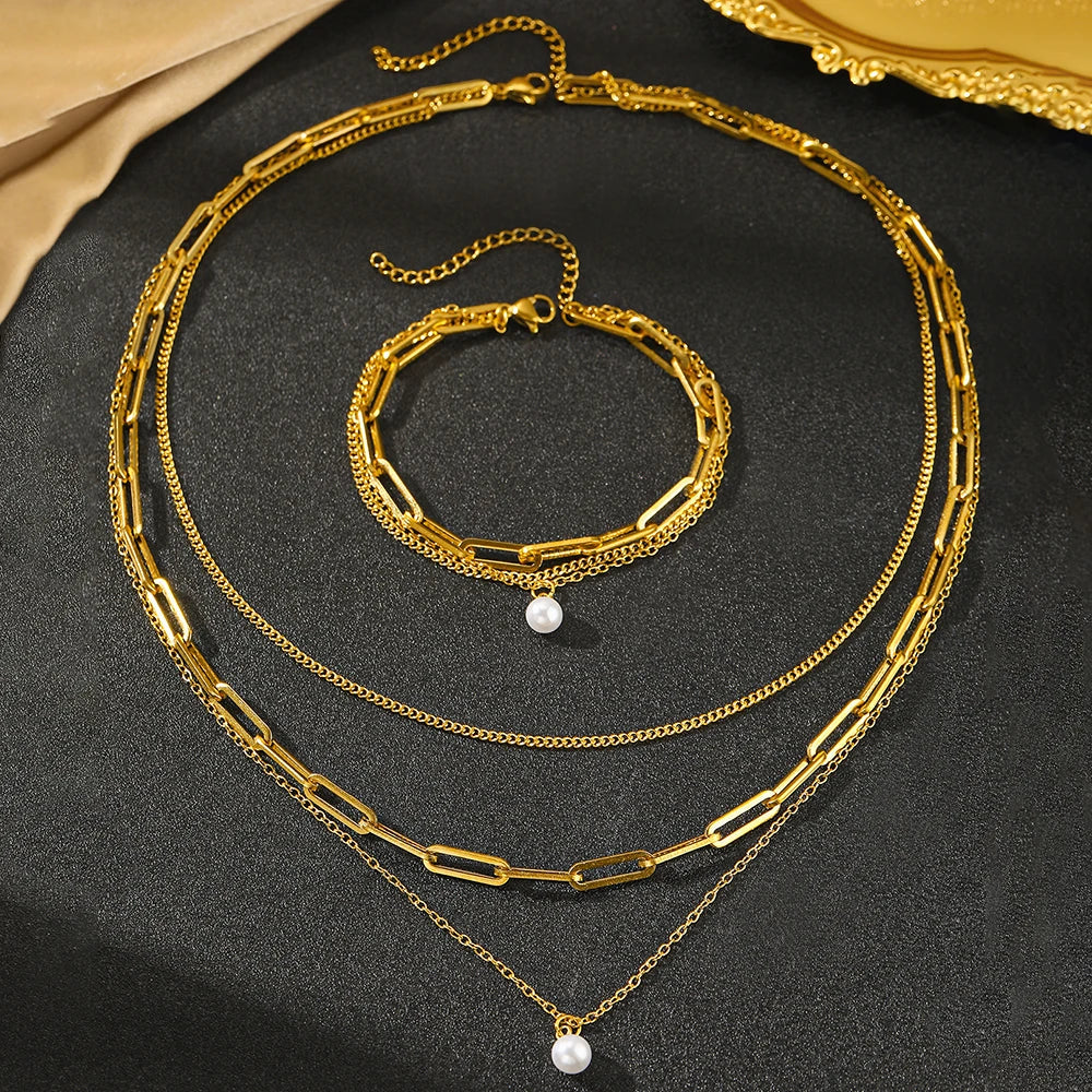 Stainless Steel Jewelry Set