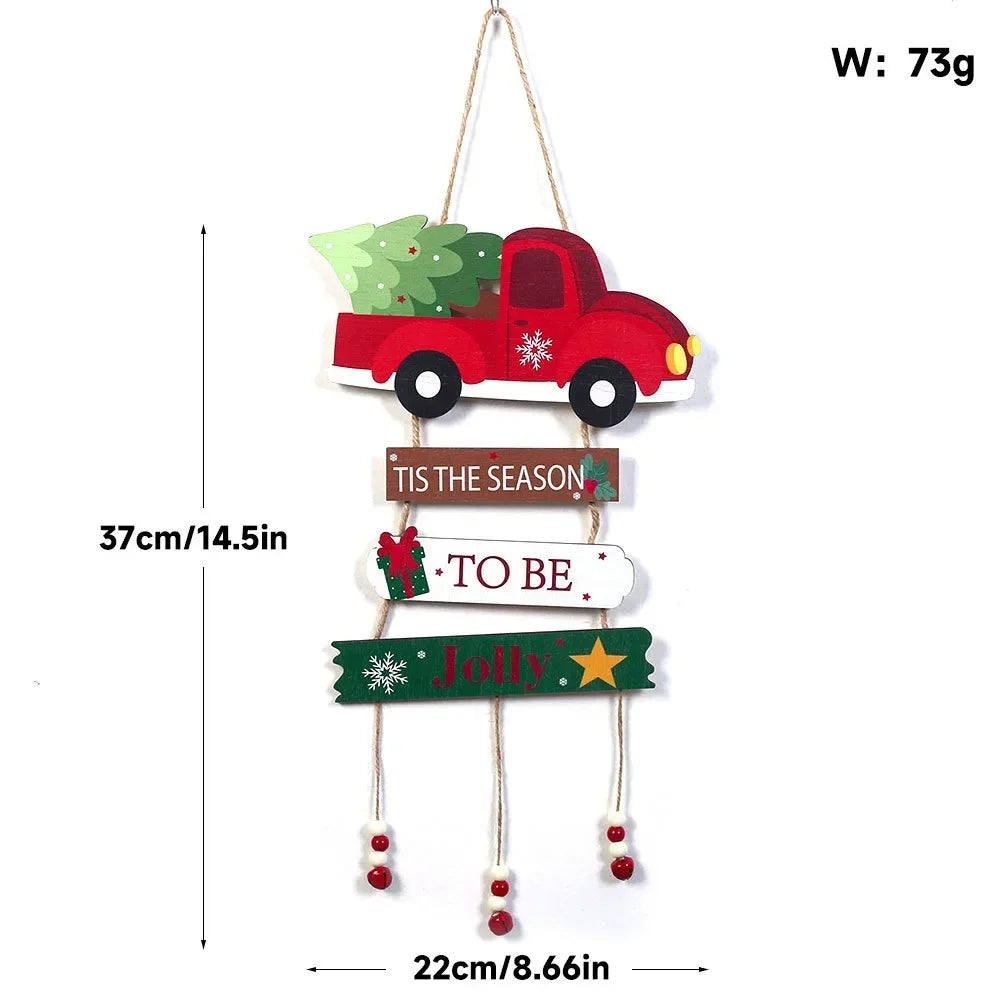 Christmas Hanging Pendant Wooden
