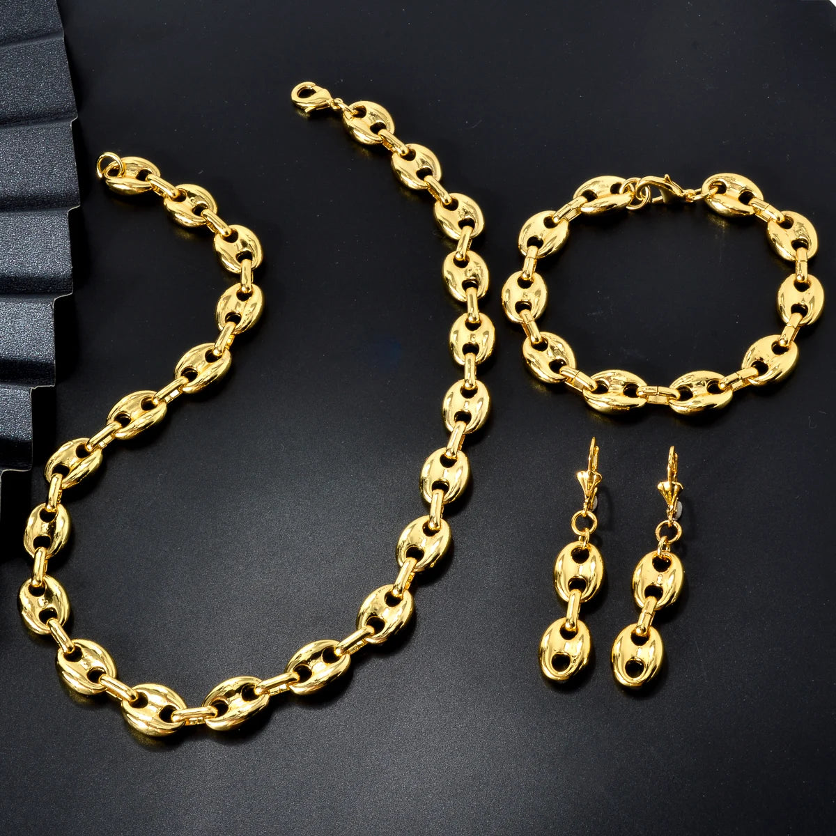 18K Gold Jewellery Set