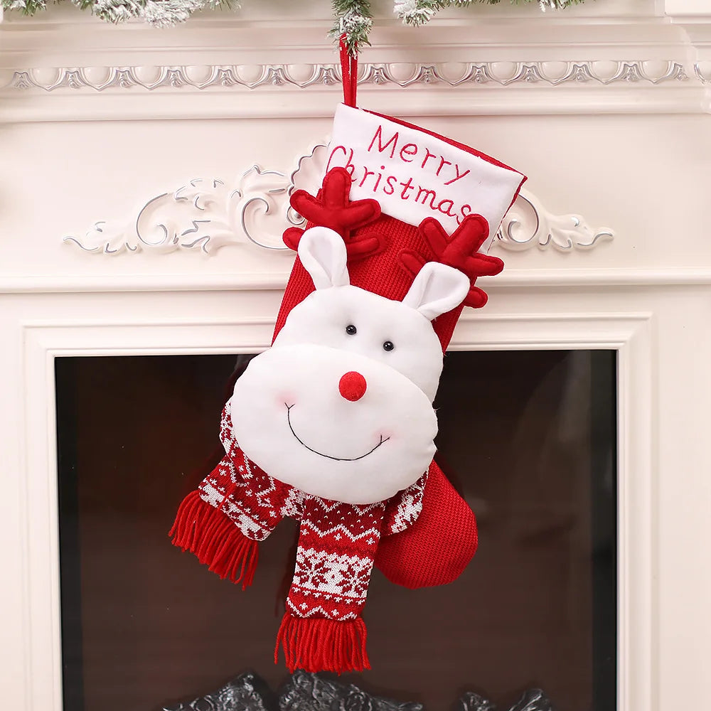 Christmas Day Decorations | Stockings Candy Gift Bag