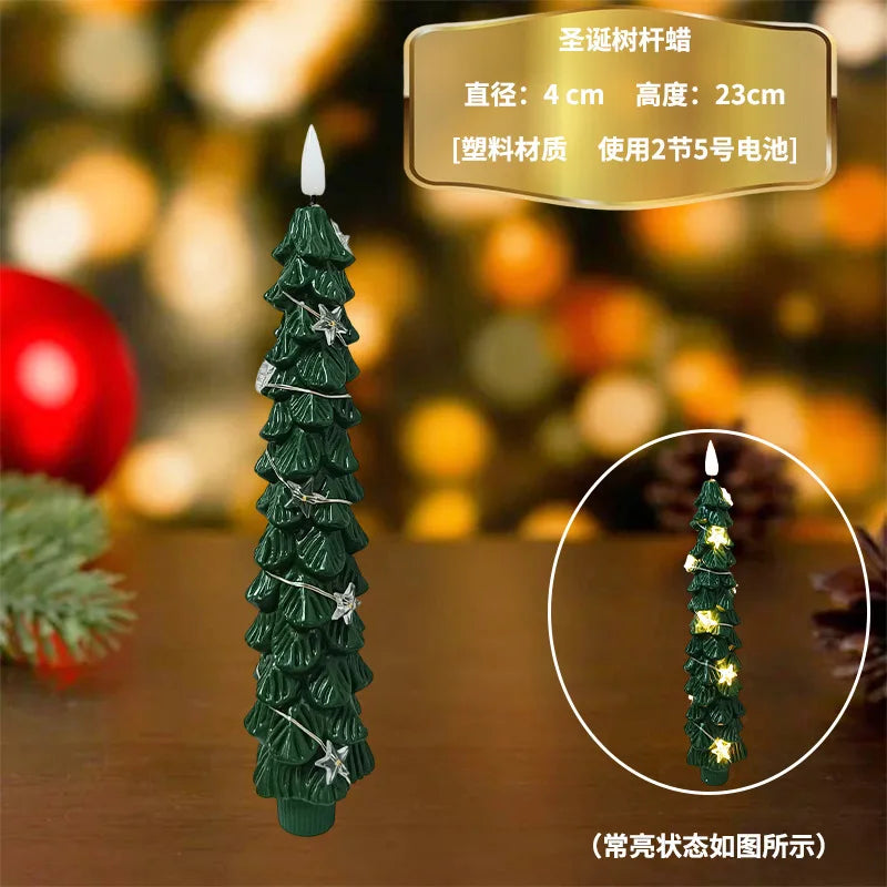Led Electronic Candle Light | Christmas Tree Candle