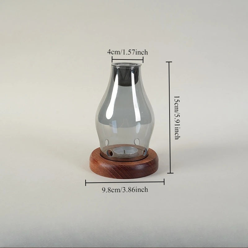 Glass Candle Holder