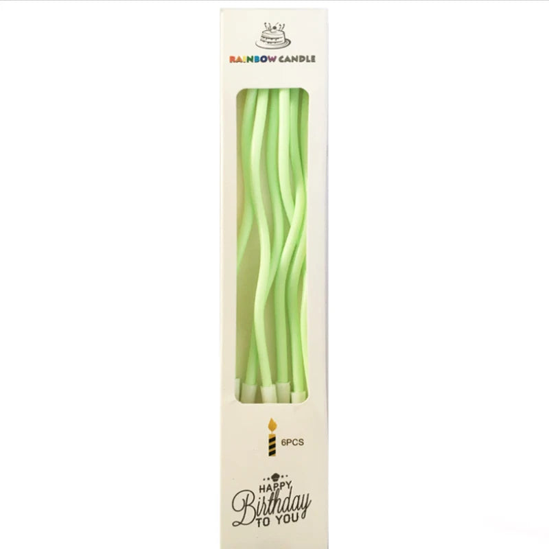 Curved Birthday Cake Candles