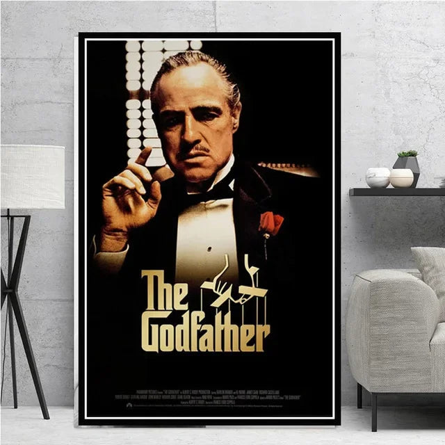 Classic Gangster Movie Actor Wall Art Pictures | Home Decoration