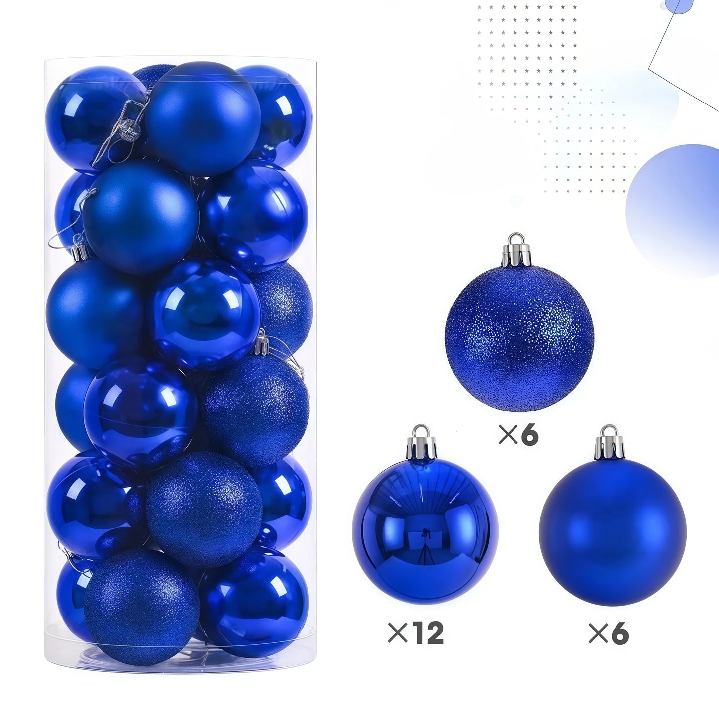 24pcs 3cm Christmas Balls Christmas Decorations