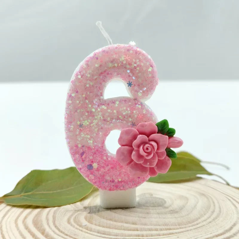 Number Birthday Candle Decoration