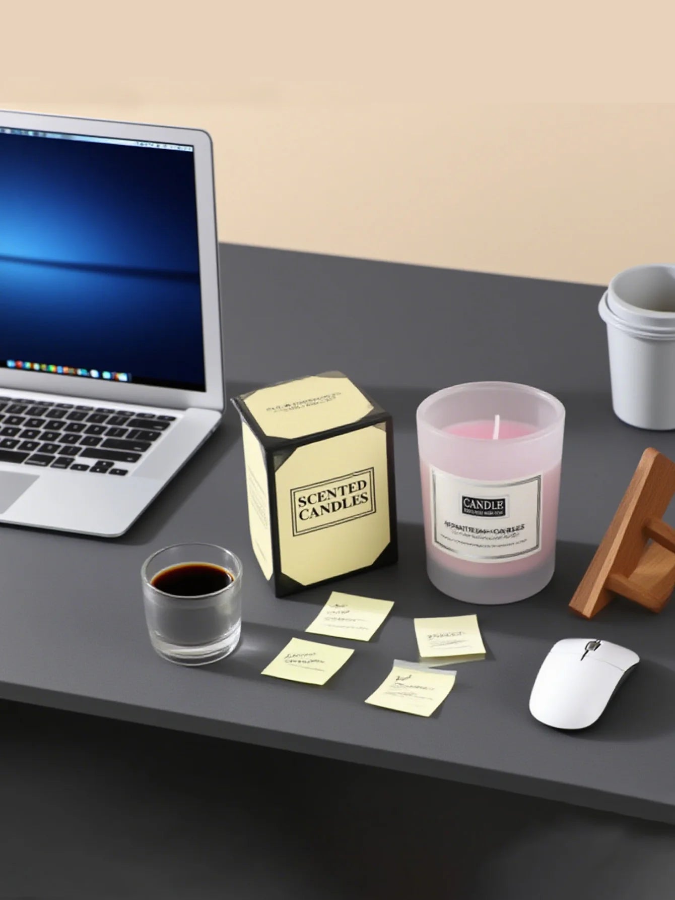 Christmas scented candles, long-burning soy candles