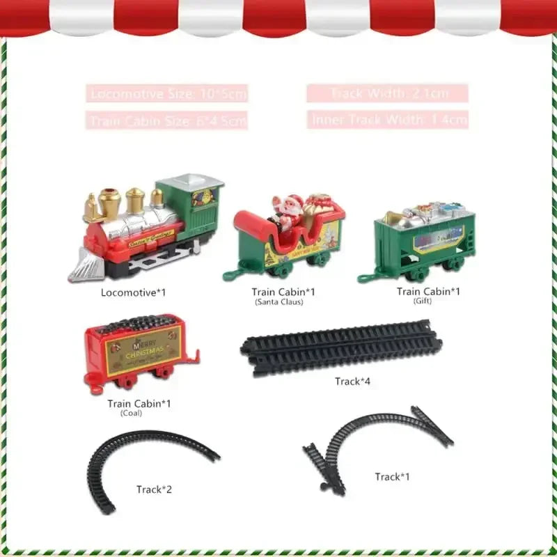Christmas Tree Train Set