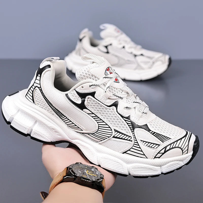 Unisex Lightweight Breathable Sneakers – Anti-Slip Outdoor Running & Walking Sports Shoes