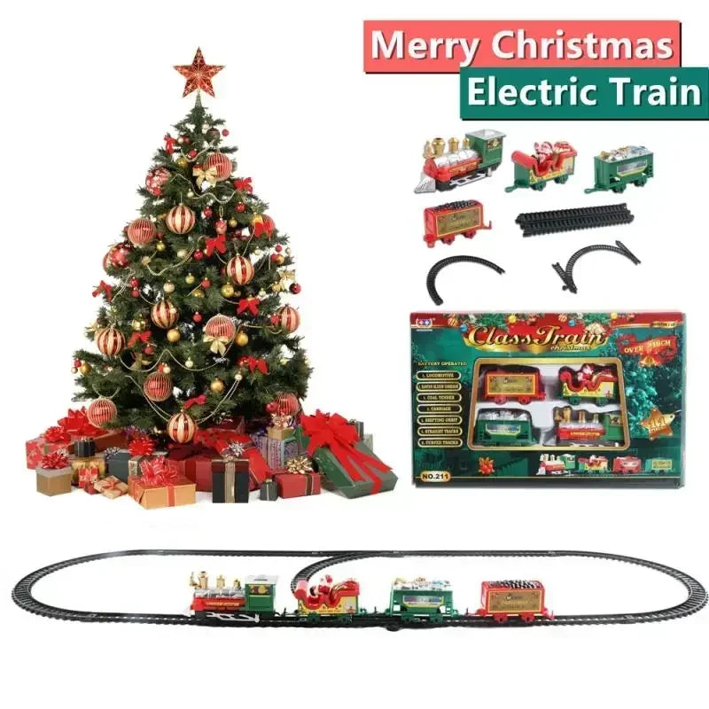 Christmas Tree Train Set