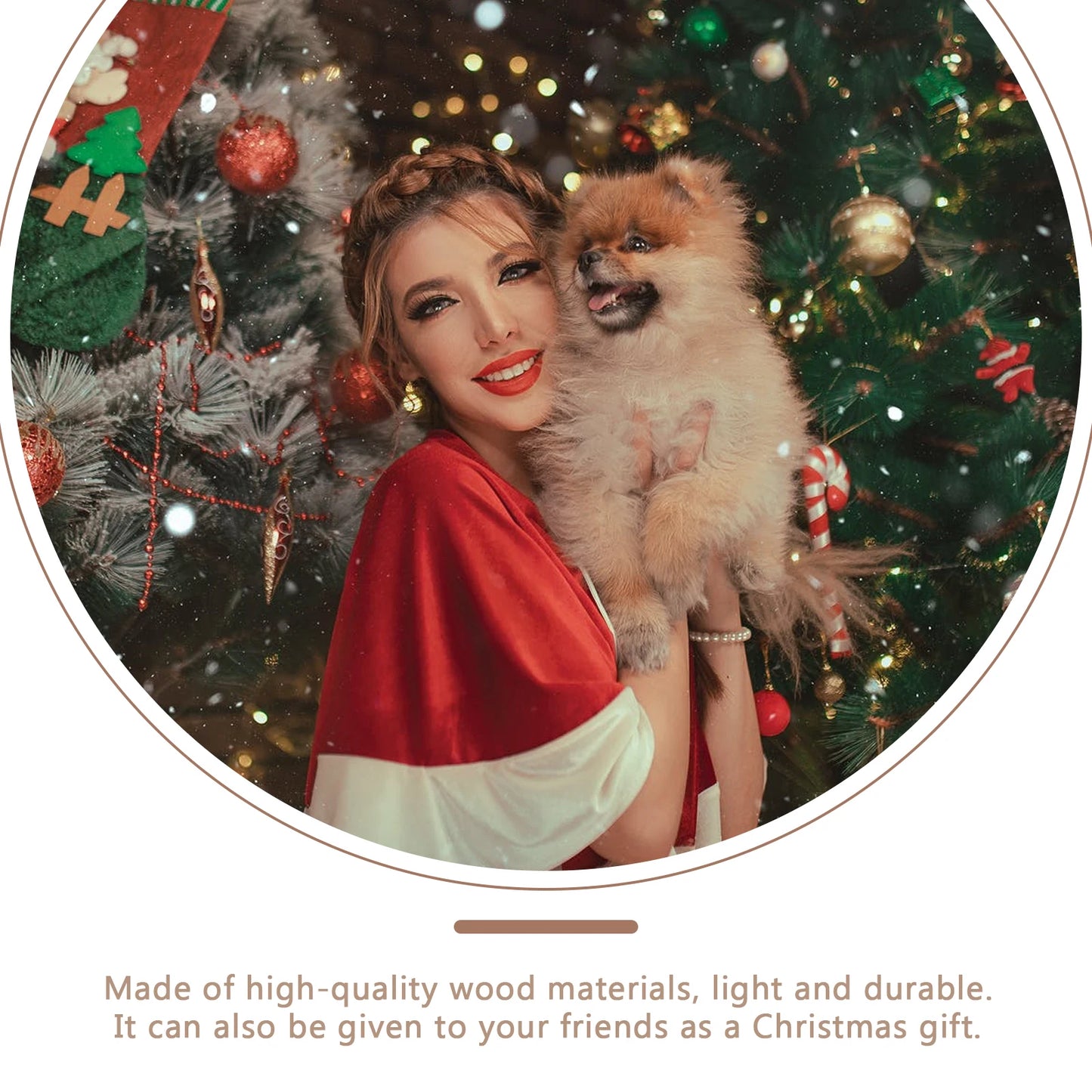 Christmas Calendar Wooden Pendants