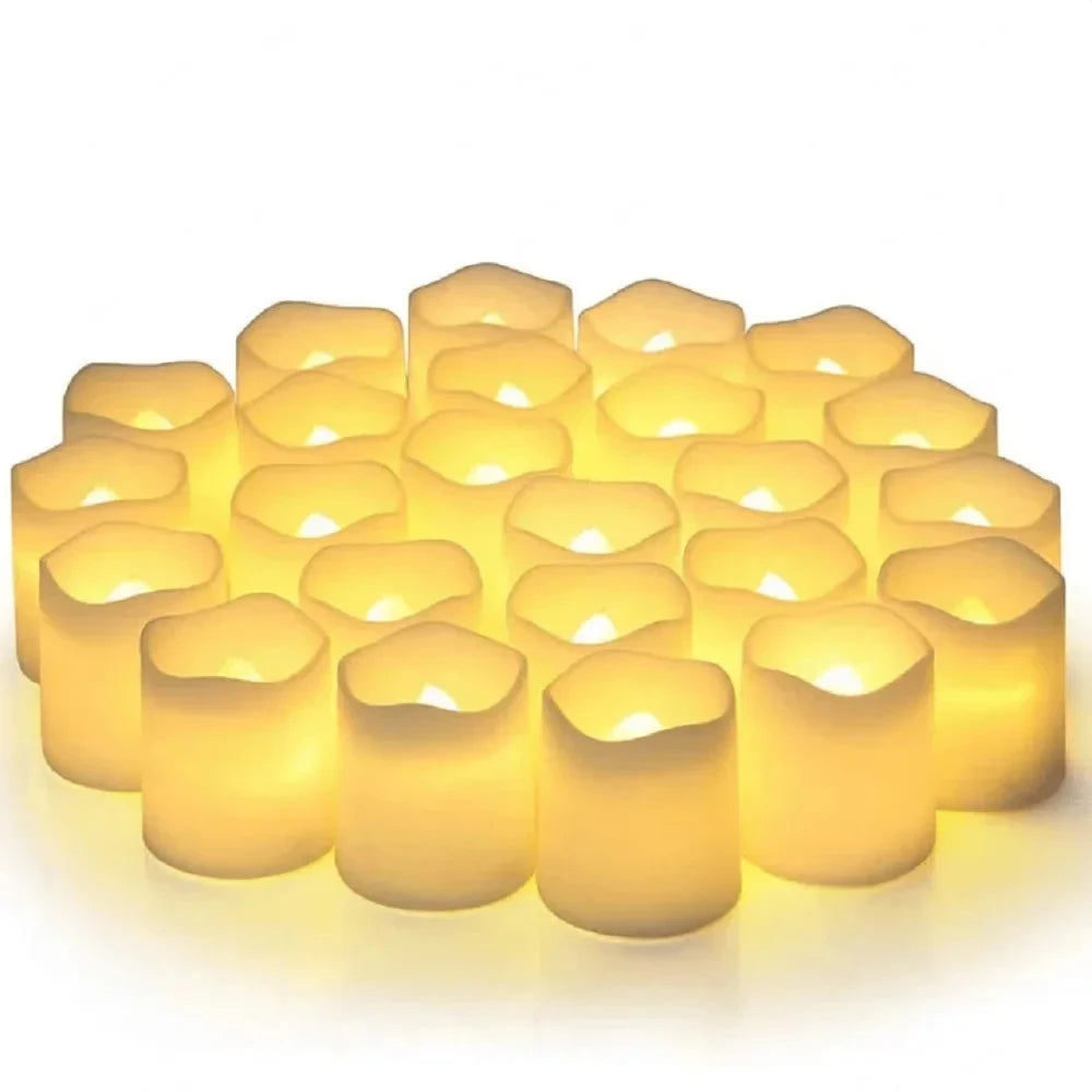 LED Candle 24Pcs/Set Flameless | Christmas Decor Candle Light