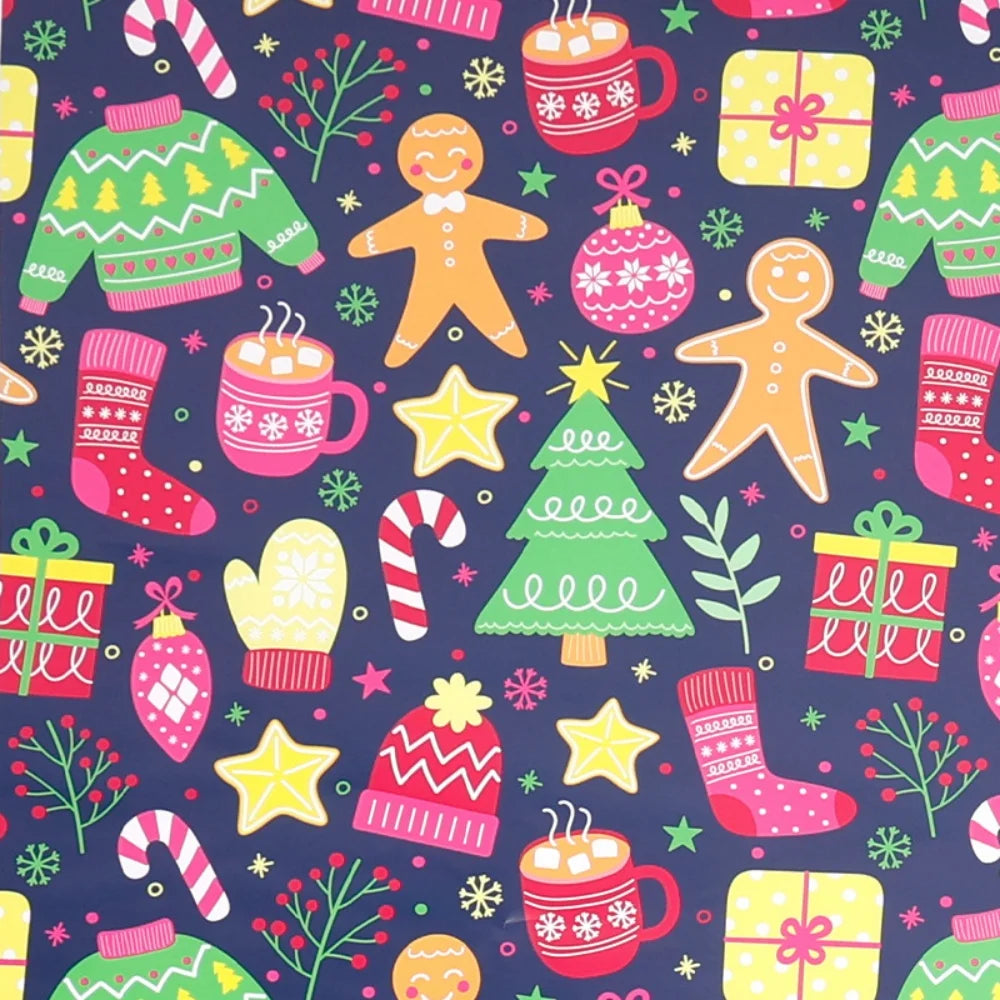Christmas Kraft Wrapping Paper