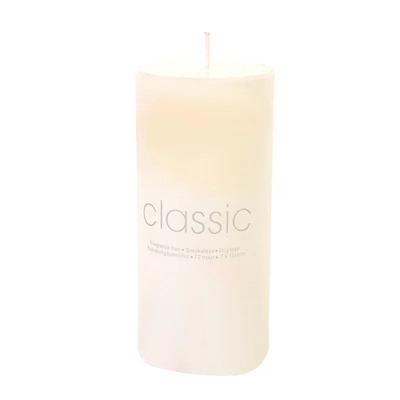 Classic White Large Candle