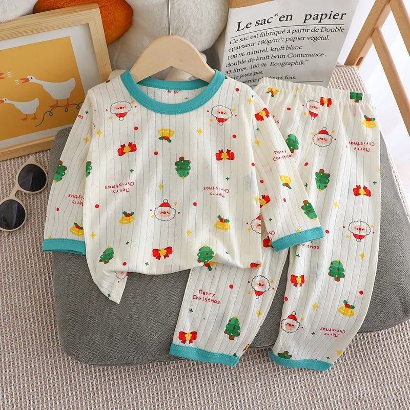 Toddler Baby Christmas Pajamas Sets 0-6Y Kids