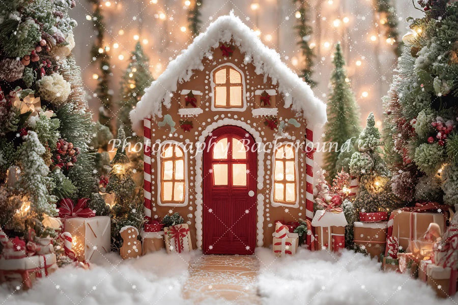 High Quality Christmas House backgrounds for photographs | House Decorations
