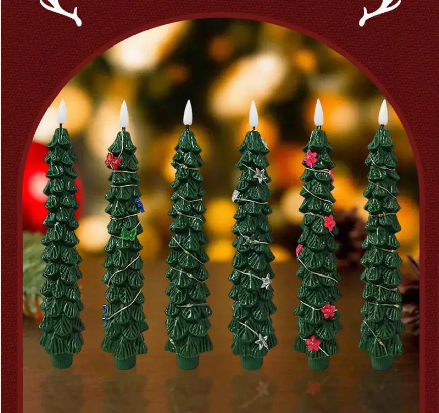 Led Electronic Candle Light | Christmas Tree Candle