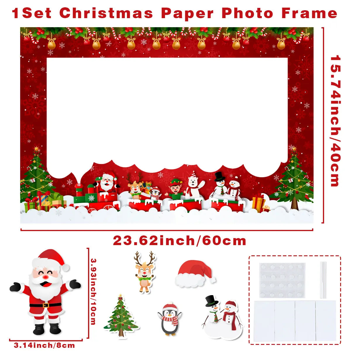 Christmas Photo Frame | Merry Christmas Decorations for Home Party