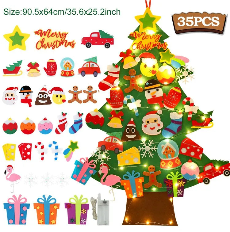 DIY Felt Christmas Tree | Decorations For Home