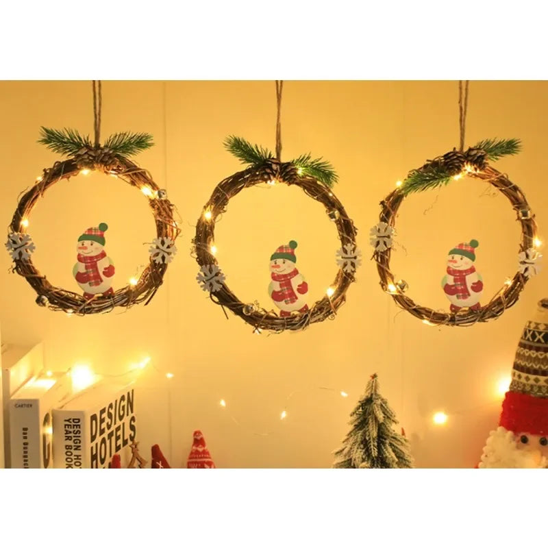 LED Christmas garland decorative light string