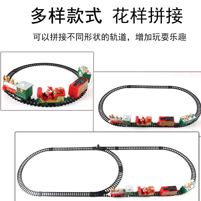 Christmas Train Set | Railway Tracks Toys Decor | Christmas Tree Train | Gift Toy For Kids