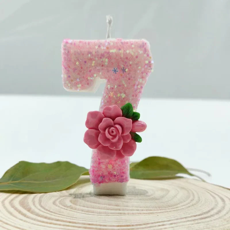 Number Birthday Candle Decoration