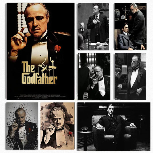 Classic Gangster Movie Actor Wall Art Pictures | Home Decoration