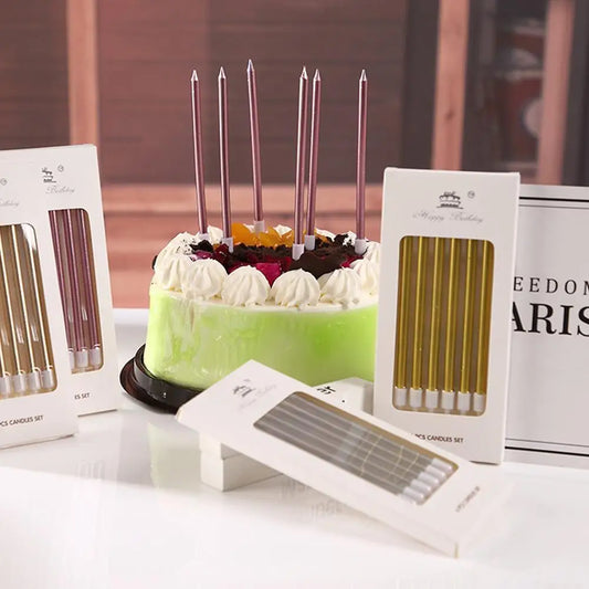 6pcs/Kit Birthday Cake Decorative Candle