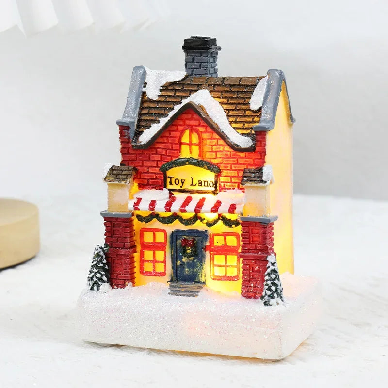 Christmas Decoration LED Snow House