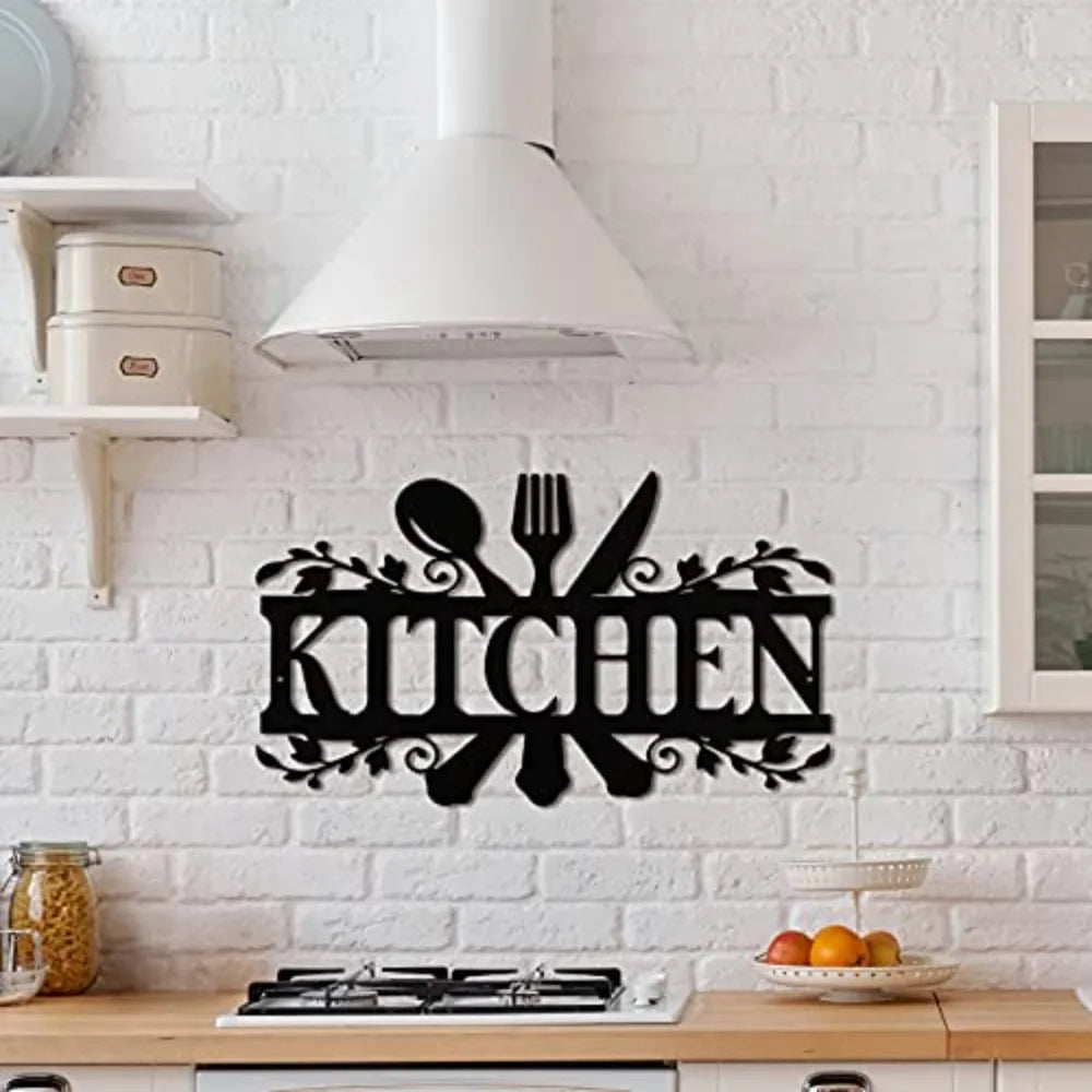 Kitchen Metal Wall Decor