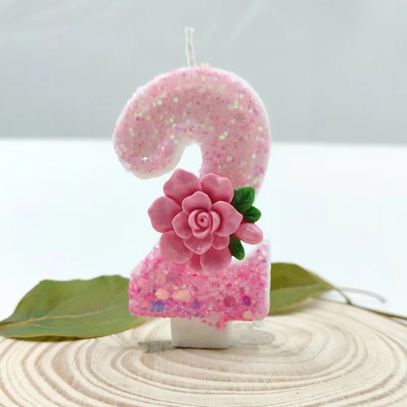 Number Birthday Candle Decoration