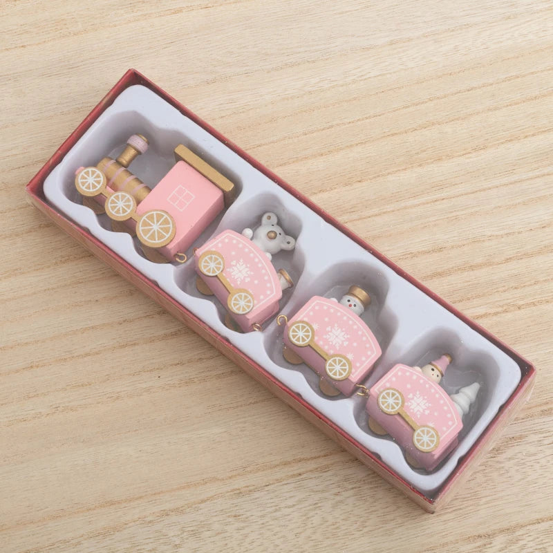 Christmas Wooden Train